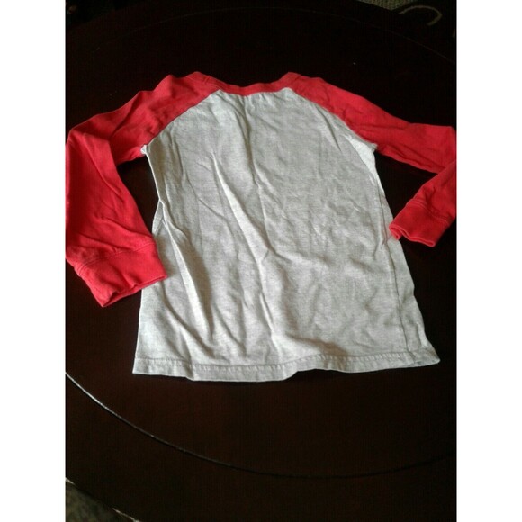 CARTER'S Boys Top Shirt HUNK size 5 gray & red Long Sleeve - Picture 6 of 7